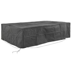 97" x 65" x 26" Weatherproof Outdoor Sectional Patio Furniture Cover with Ultimate Weather Protection, Grey