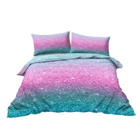 3PCS Ultra Soft Duvet Cover Set For Comforter Star Bedding Set Full Queen King Size (Option: Queen-Multicolor)