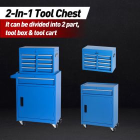 TOOL STORAGE CABINET FOR HOME & GARAGE USE (Option: Tool storage cabinet-Blue)